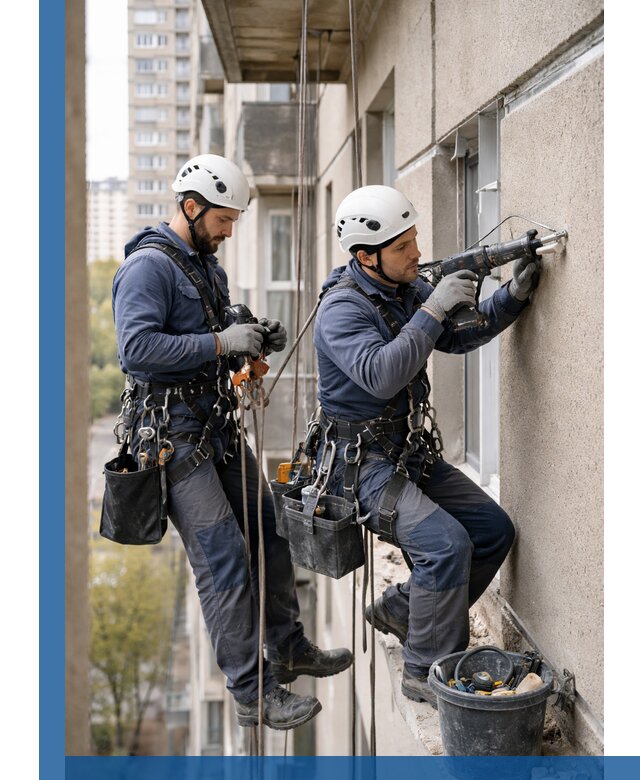 Промышленные альпинисты высотные работы и монтаж в Севастополе